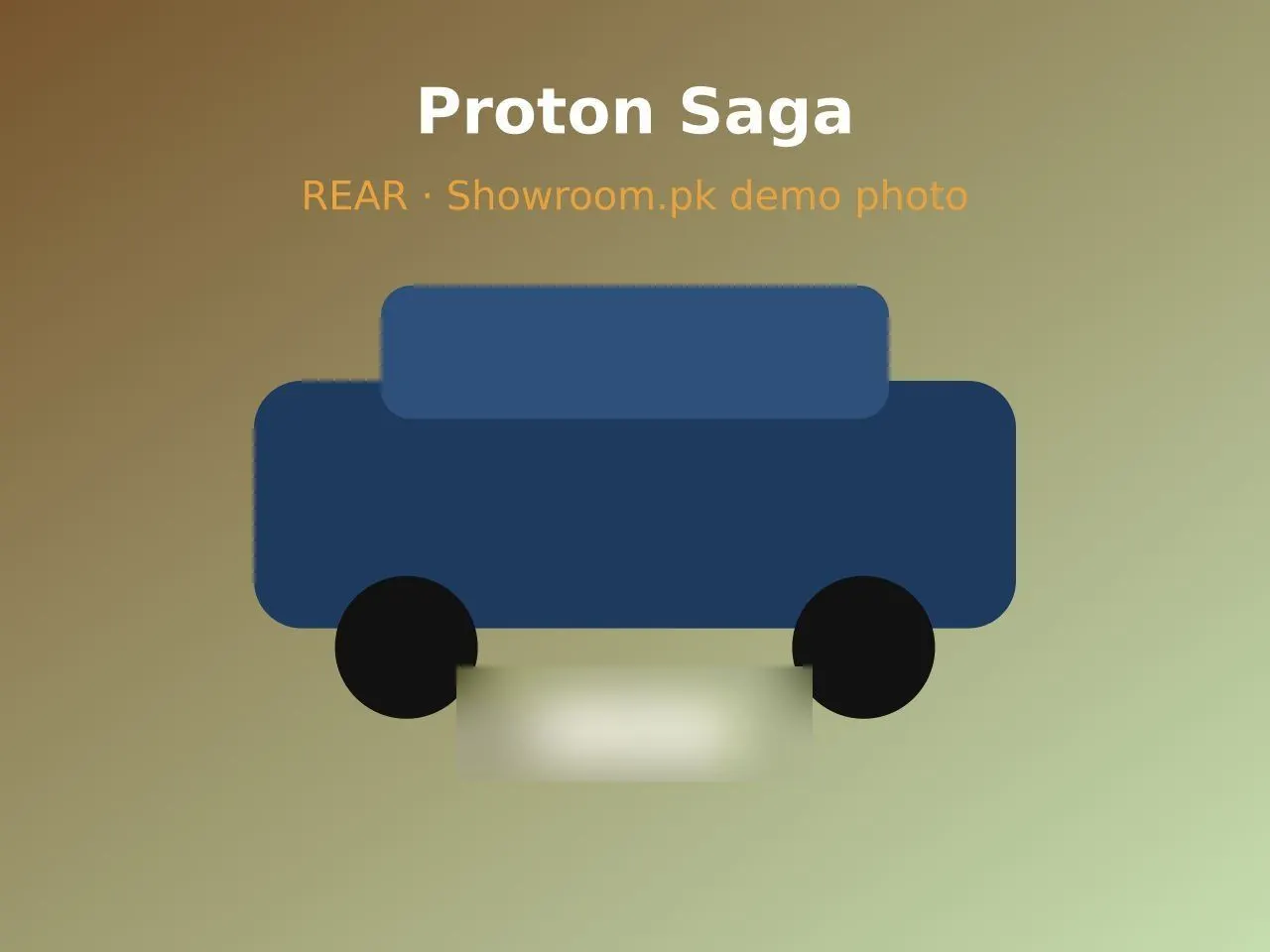 2023 Proton Saga 1.3 Standard MT — rear