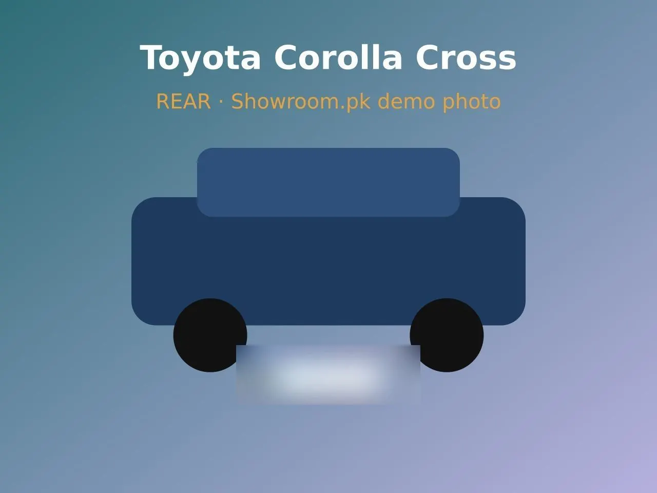 2026 Toyota Corolla Cross 1.8 HEV — rear