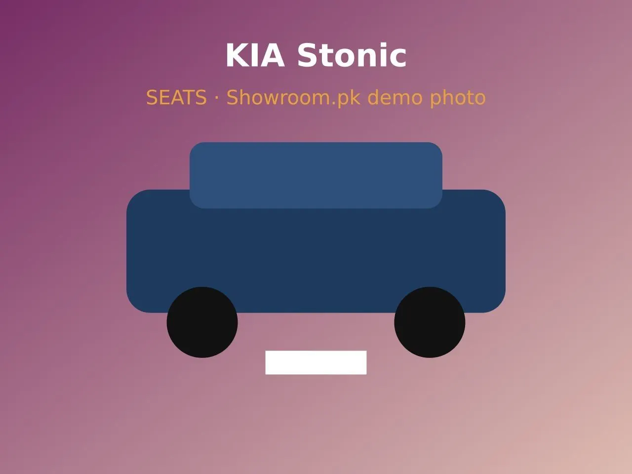 2024 KIA Stonic EX+ 1.4 — seats